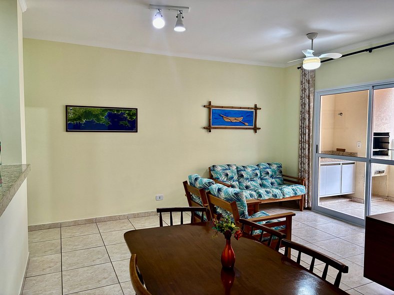 Apartamento Praia das Toninhas com ar-condicionado