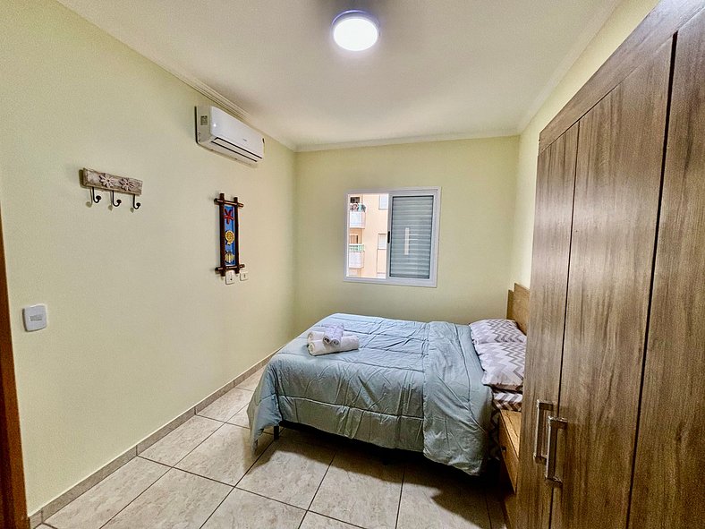 Apartamento Praia das Toninhas com ar-condicionado