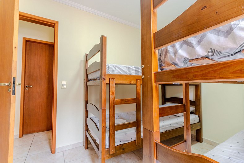 Apartamento Praia das Toninhas com ar-condicionado